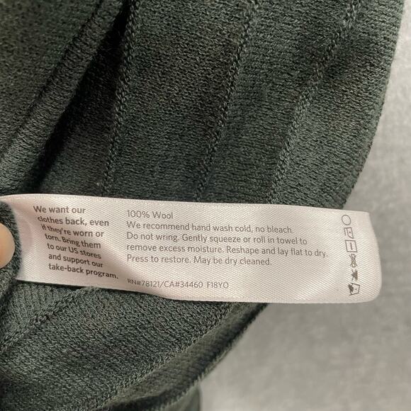 Eileen Fisher Wool Ribbed Half Sleeve Dress Size SP - Picture 5 of 5